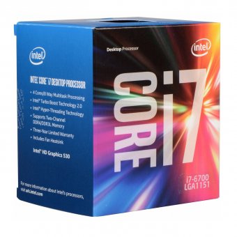 Imagen de PROCESADOR INTEL CORE I7-6700, 3.40 GHZ, 8 MB CACHÉ L3, LGA1151, 65W, TECNOLOGÍA 14 NM.
