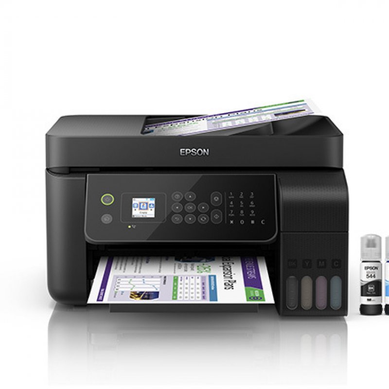 Imagen de MULTIFUNCIONAL DE TINTA CONTINUA EPSON L5190, IMPRIME/ESCANEA/COPIA/FAX, USB/LAN/WIFI.