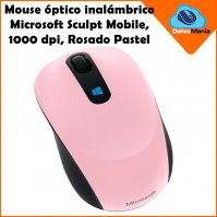 Imagen de MOUSE &Oacute;PTICO INAL&Aacute;MBRICO MICROSOFT ,PASTEL