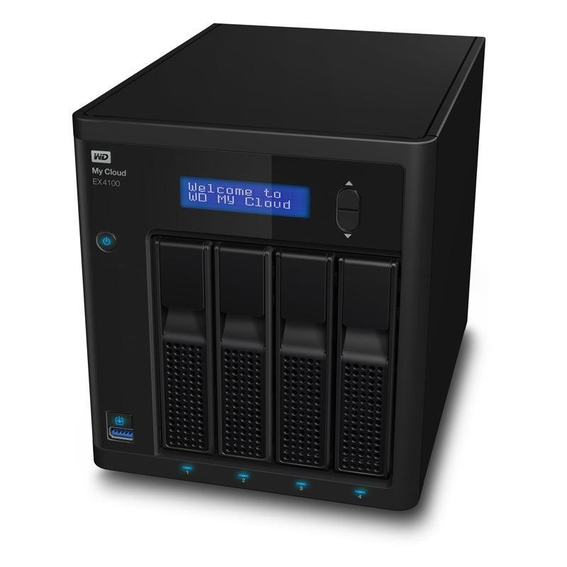 Imagen de UNIDAD DE ALMACENAMIENTO EN RED WESTERN DIGITAL MY CLOUD EX4100, 32TB, 4 BAHIAS, GBE.