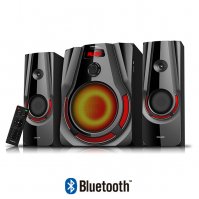 Imagen de PARLANTE HALION 2.1 TERMINATOR HA-925BT LUCES LED