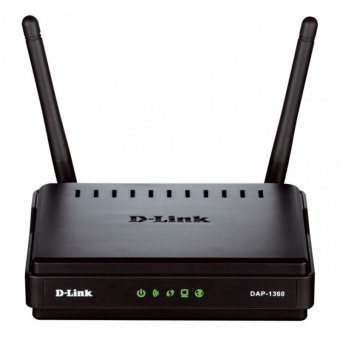 Imagen de ACCESS POINT D-LINK DAP-1360, 2.4GHZ, 802.11 G/N, RJ-45 10/100 MBPS, 2DBI.