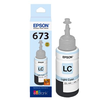 Imagen de TINTA EPSON 673(T673520) CYAN CLARO
