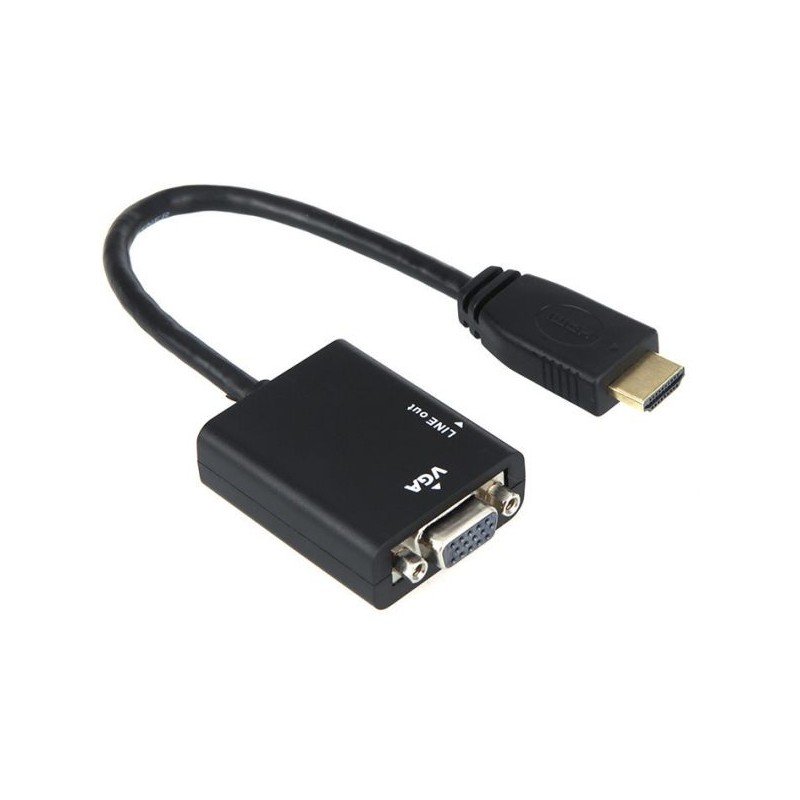 Imagen de ADAPTADOR HDMI A VGA GOLDTECH