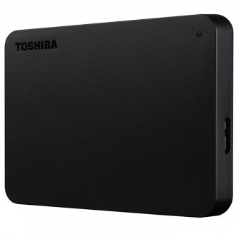 Imagen de DISCO DURO EXTERNO TOSHIBA CANVIO BASIC, 2TB, USB 3.0, 2.5", NEGRO