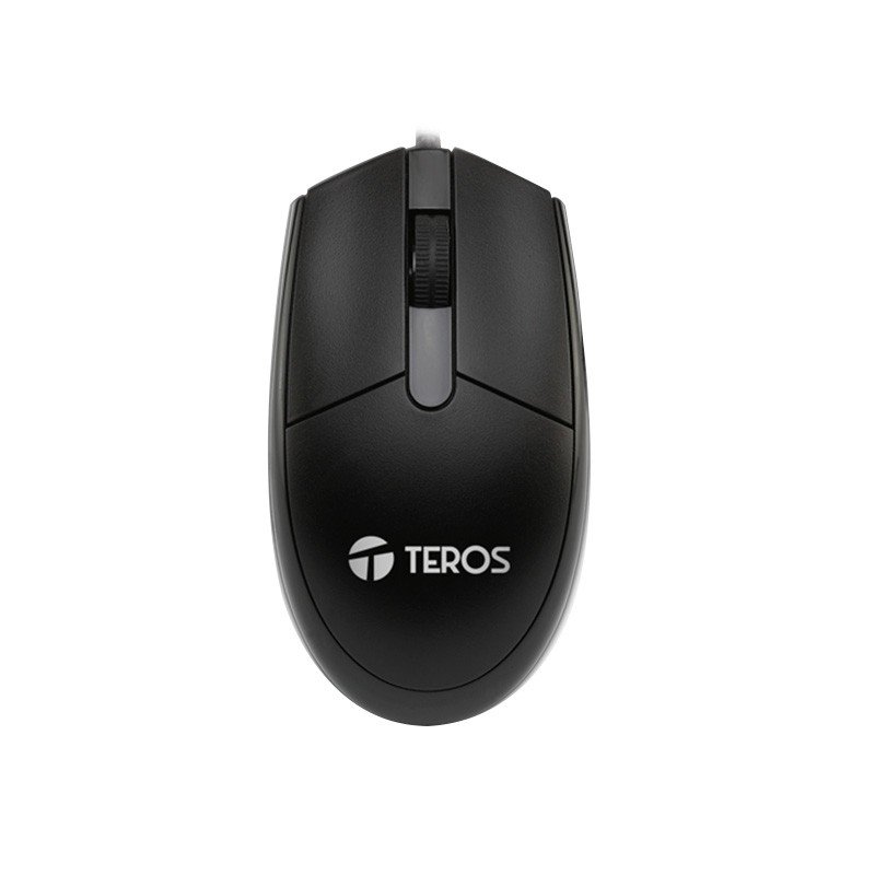 Imagen de MOUSE &Oacute;PTICO TEROS TE-5070N, 1000 DPI, USB, NEGRO, PRESENTACI&Oacute;N EN COLGADOR.