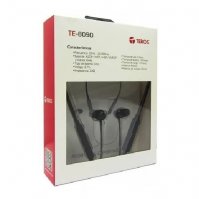 Imagen de AUDÍFONOS DEPORTIVOS INALÁMBRICOS TEROS TE-8090, BLUETOOTH, RECARGABLE, NEGRO.