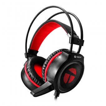 Imagen de AURICULARES GAMING TEROS TE-502, ESTEREO, MICRÓFONO, 3.5 MM, USB, LUZ LED