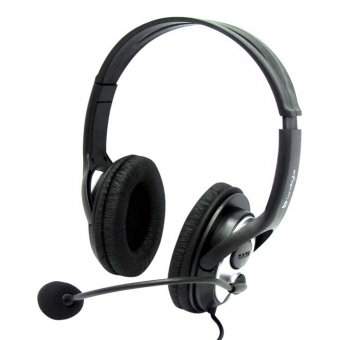 Imagen de AURICULARES LANDBYTE HS-H136, ESTÉREO, MICRÓFONO, CONECTOR USB, NEGRO.