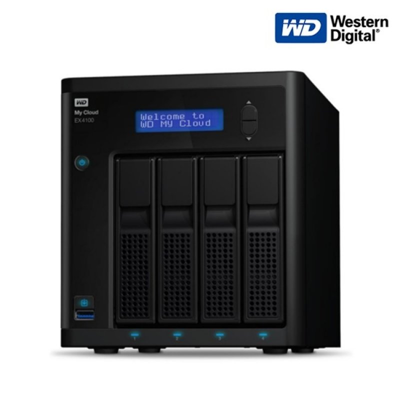 Imagen de UNIDAD DE ALMACENAMIENTO EN RED WESTERN DIGITAL MY CLOUD EX4100, 4 BAHIAS, LAN.