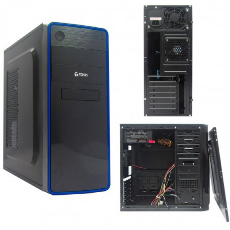 Imagen de CASE TEROS ST1702, MID TOWER, ATX, 600W, SATA, USB 2.0, AUDIO/MICRÓFONO.