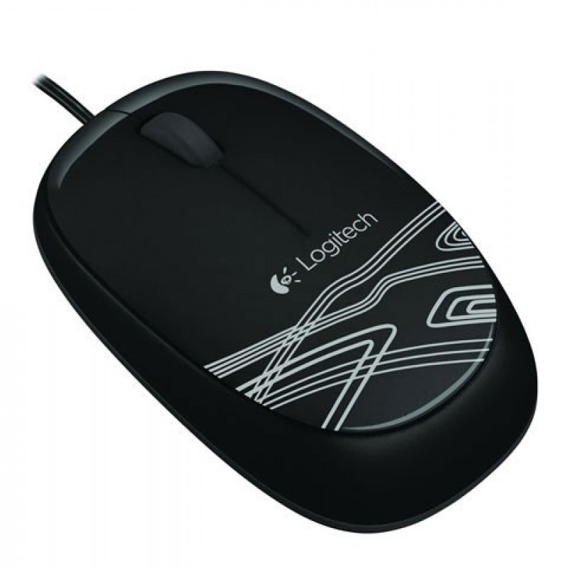 Imagen de MOUSE &Oacute;PTICO LOGITECH M105, 1000 DPI, NEGRO, INTERFAZ USB, PRESENTACI&Oacute;N EN COLGADOR.