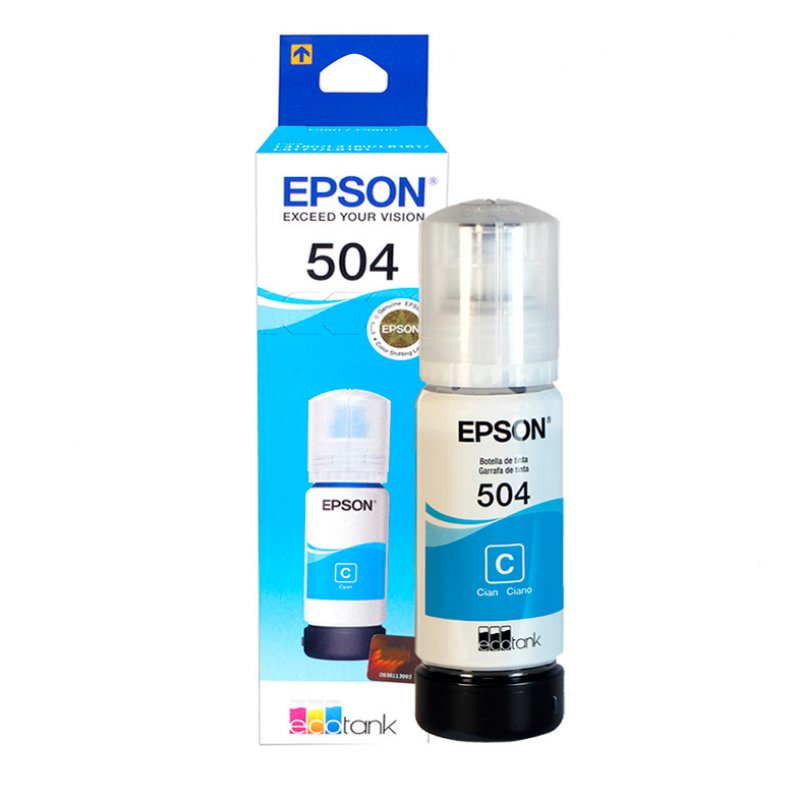 Imagen de TINTA EPSON L4150 CIAN T504