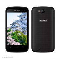 Imagen de SMARTPHONE HYUNDAI E465GO, 4", 720 X 1440, ANDROID 8.1, 3G, DUAL SIM, DESBLOQUEADO NEGRO