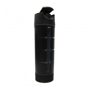 Imagen de BOTELLA CON ALTAVOZ TEROS BOTSPKBL19, BLUETOOTH, MICRO-USB, CAPACIDAD 530 ML, NEGRO.