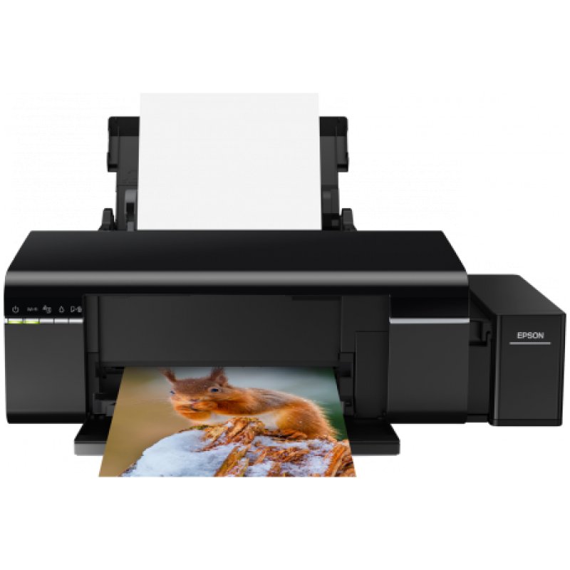 Imagen de IMPRESORA DE TINTA CONTINUA EPSON L805, 38PPM / 37PPM, 5760X1440 DPI, USB 2.0/ WIFI.