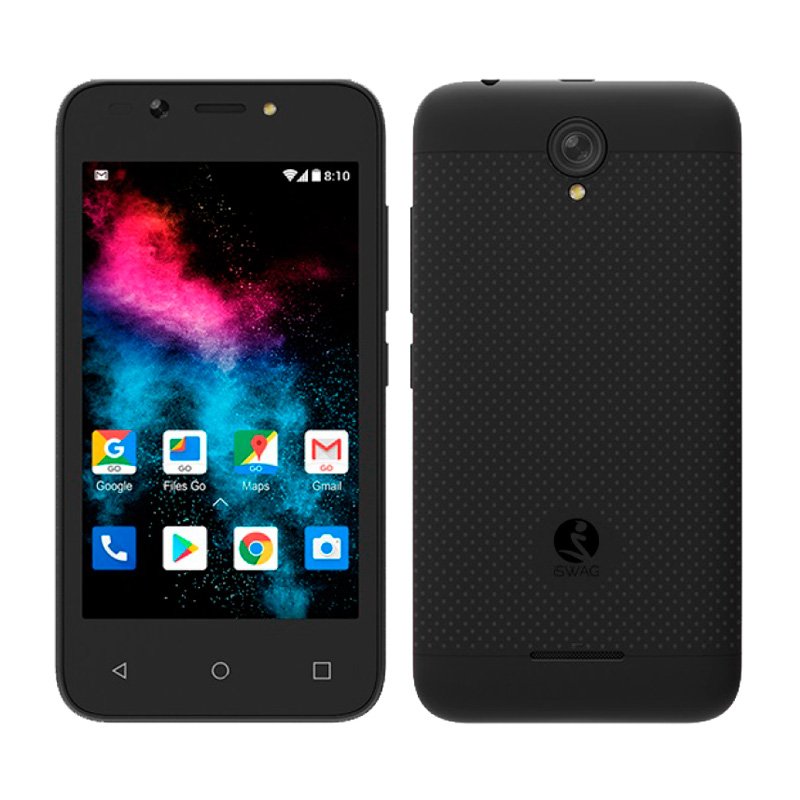 Imagen de SMARTPHONE ISWAG ALPHA, 4.0" 480X800, ANDROID 8.1, DUAL SIM, DESBLOQUEADO NEGRO