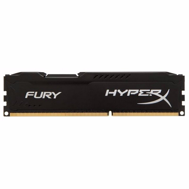 Imagen de MEMORIA KINGSTON HYPERX FURY BLACK, 4GB, DDR3, 1333 MHZ, CL9.