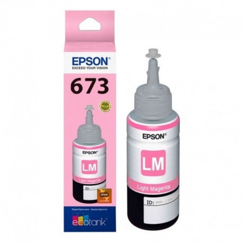 Imagen de TINTA EPSON 673(T673620) MAGENTA CLARO