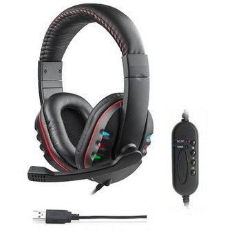 Imagen de AURICULARES HEADSET TE-Z215, USB 2.0 CABLE 2 METROS, P/COLGADOR.