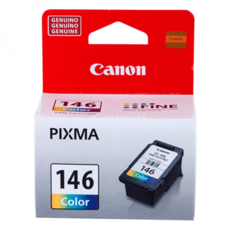 Imagen de CARTUCHO DE TINTA CANON CL-146, COLOR.