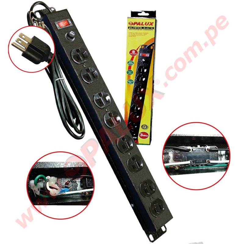 Imagen de POWER RACK OPALUX 8 TOMAS