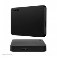 Imagen de DISCO DURO EXTERNO TOSHIBA CANVIO BASIC, 2TB, USB 3.0, 2.5", NEGRO