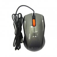 Imagen de MOUSE &Oacute;PTICO TEROS TE-5043S, 1200 DPI, USB, NEGRO / SILVER, PRESENTACI&Oacute;N EN COLGADOR.