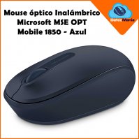 Imagen de MOUSE &Oacute;PTICO INAL&Aacute;MBRICO MICROSOFT AZUL