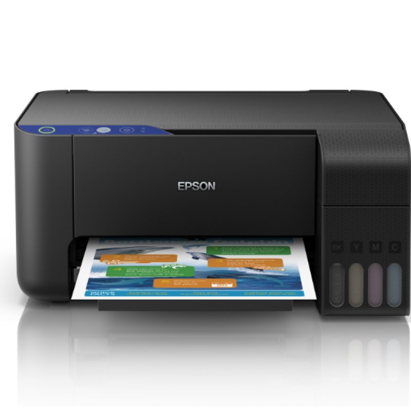 Imagen de IMPRESORA MULTIFUNCIONAL DE TINTA EPSON ECOTANK L3110, IMPRIME/ESCANEA/COPIA, USB.