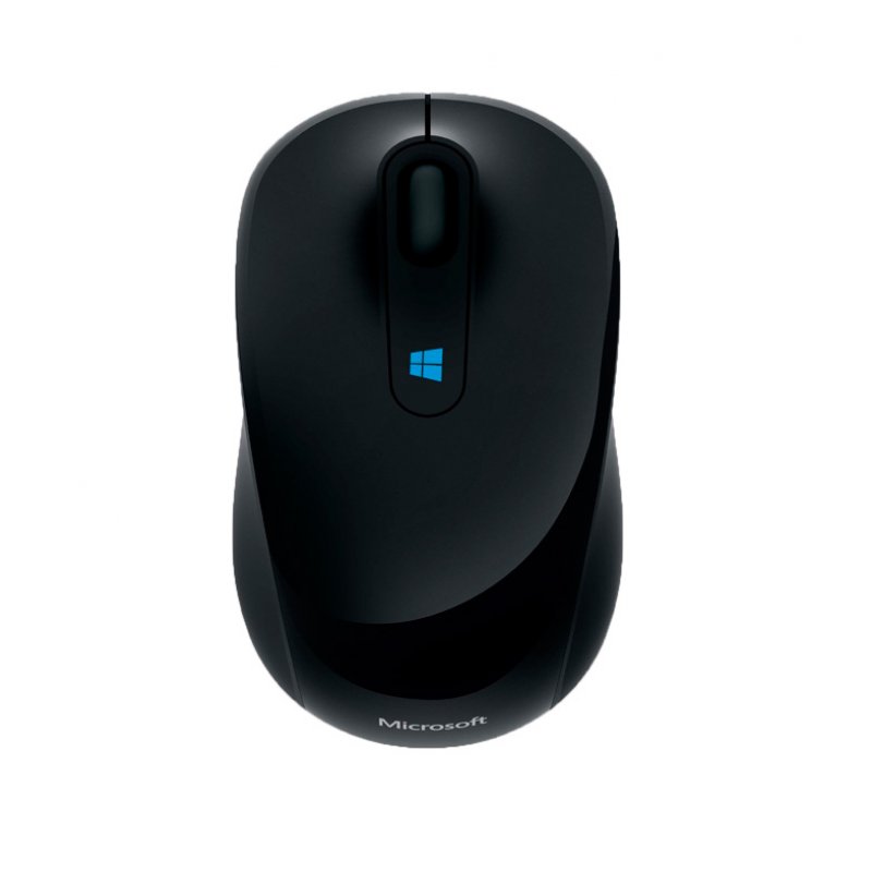 Imagen de MOUSE &Oacute;PTICO INAL&Aacute;MBRICO MICROSOFT, NEGRO